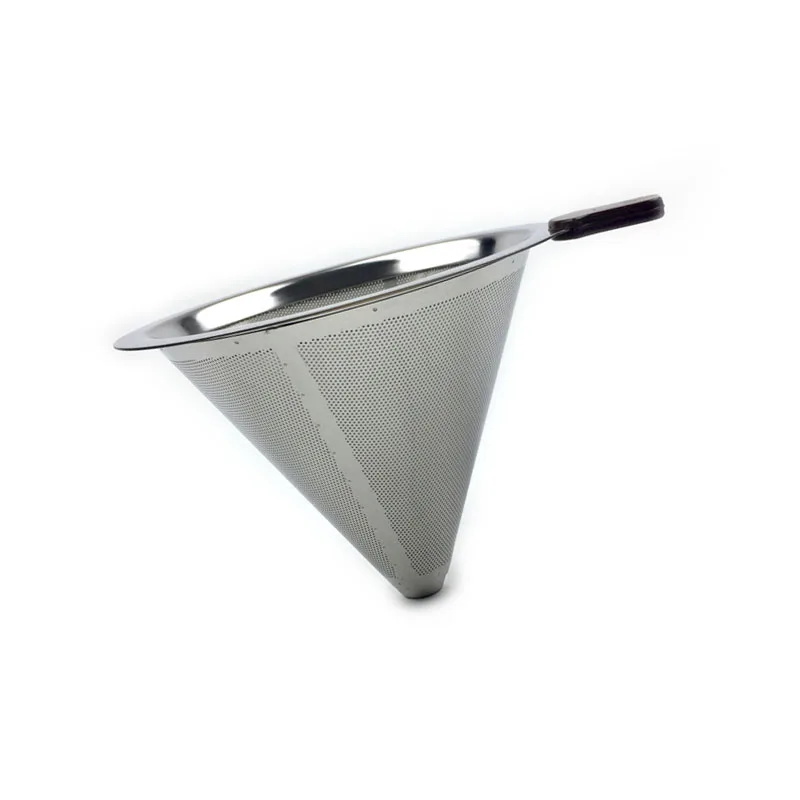 Многоразовый фильтр для кофе безбумажный капельница нержавеющая сталь