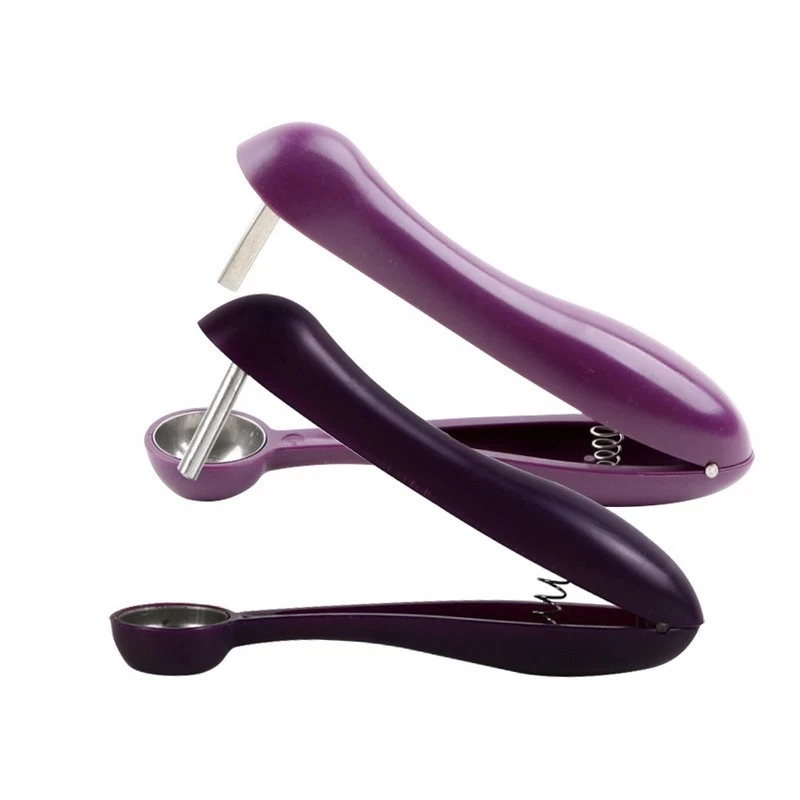 Пластиковый инструмент для удаления косточек фруктов вишневых сохранения