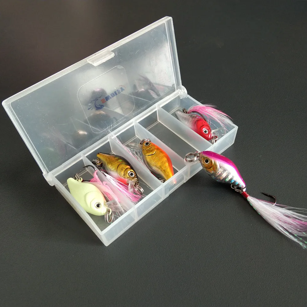 

Swolfy Lifelike VIB Floating Fishing Lure 3.5cm 2.3g Pesca Feather Hooks Fish Wobbler Tackle Crankbait Artificial Hard Bait