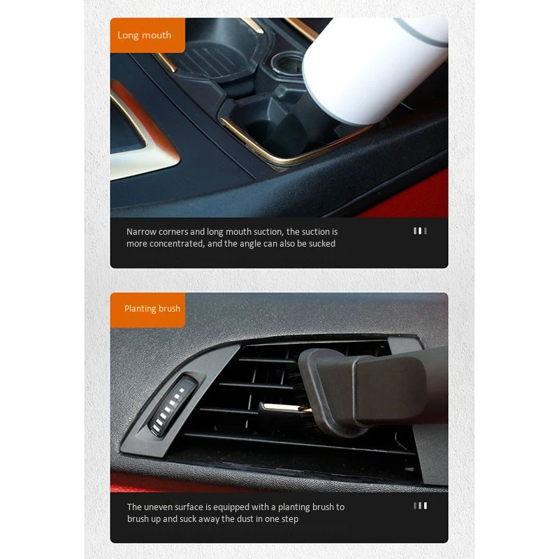 

Mini Wireless Super Strong Suction 5000 Pa Portable Handheld Auto Vam Cleaner for Office Home Car