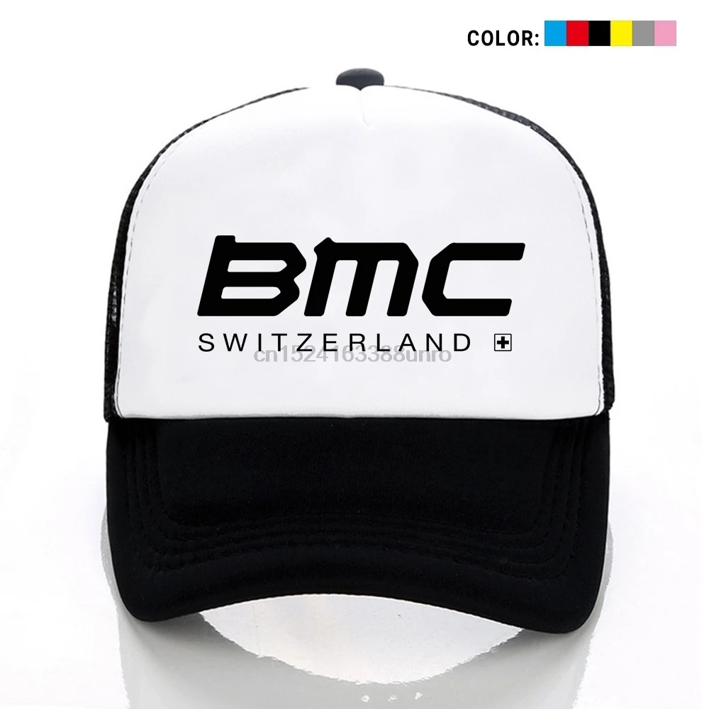 BMC Switzerland Pro велосипедная гоночная команда с принтом сетчатая Кепка унисекс шапки кепки s Youth Регулируемый головной убор бейсболка шляпка для ношения на открытом воздухе