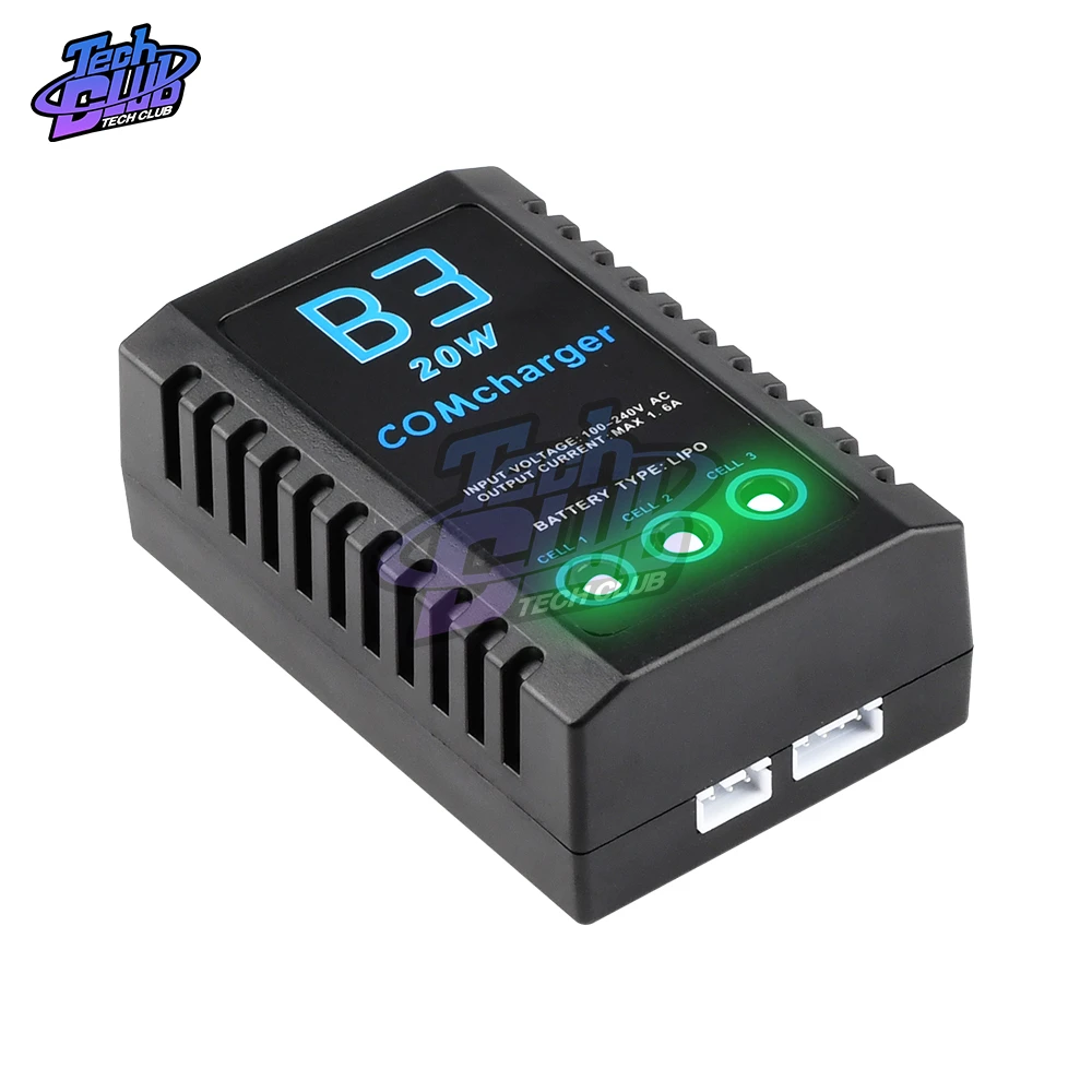 EU/US Plug Balanced Battery Charger for 10W/20W iMaxRC iMax B3 Pro Compact 2S 3S Lipo Power Supply RC Helicopter | Инструменты