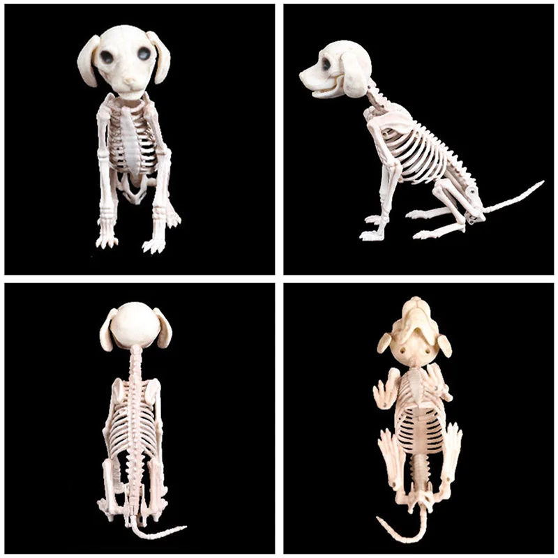 

Halloween Decoration Simulation Animals Mouse Dog Cat Skull Bone Ornaments Bar Film Horror Haunted Home Party Props Decorations