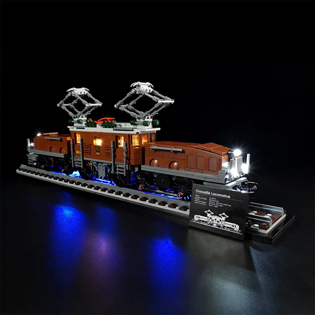 Светодиодный светильник с питанием от USB для локомотива крокодила 10277