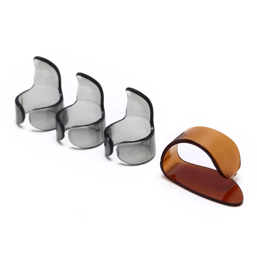 4 шт./компл. медиаторы для гитары пальцев музыкальных инструментов аксессуары