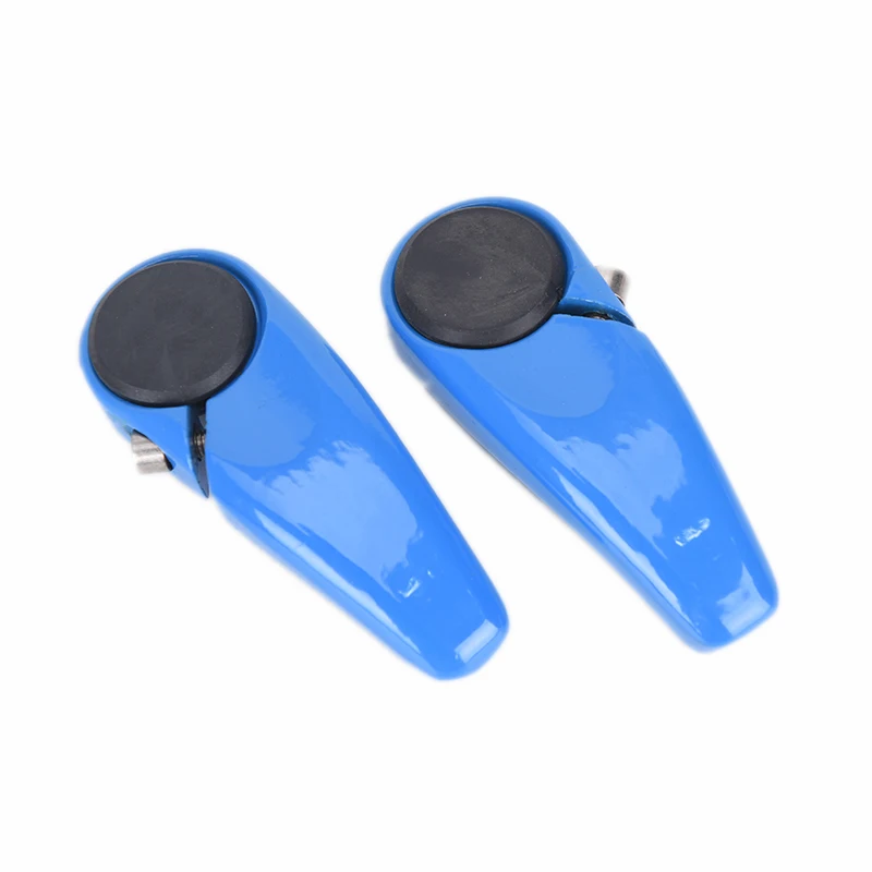 Bicycle Bar End Handlebar Parts Non Slip Aluminum Alloy MTB Mountain Bike Supply - Цвет: Синий