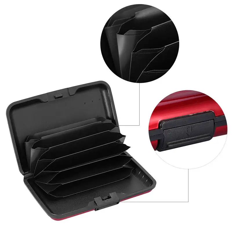 2020 Новый Алюминий металлический кредитной карточки Блокировка Жесткий Чехол