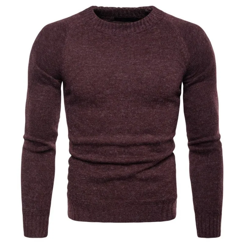 2020 New Arrival Mens Sweaters Fashion Cotton Knitted Sweater For Men Casual O-Neck Collar Long Sleeve Pullover Plus Size | Мужская