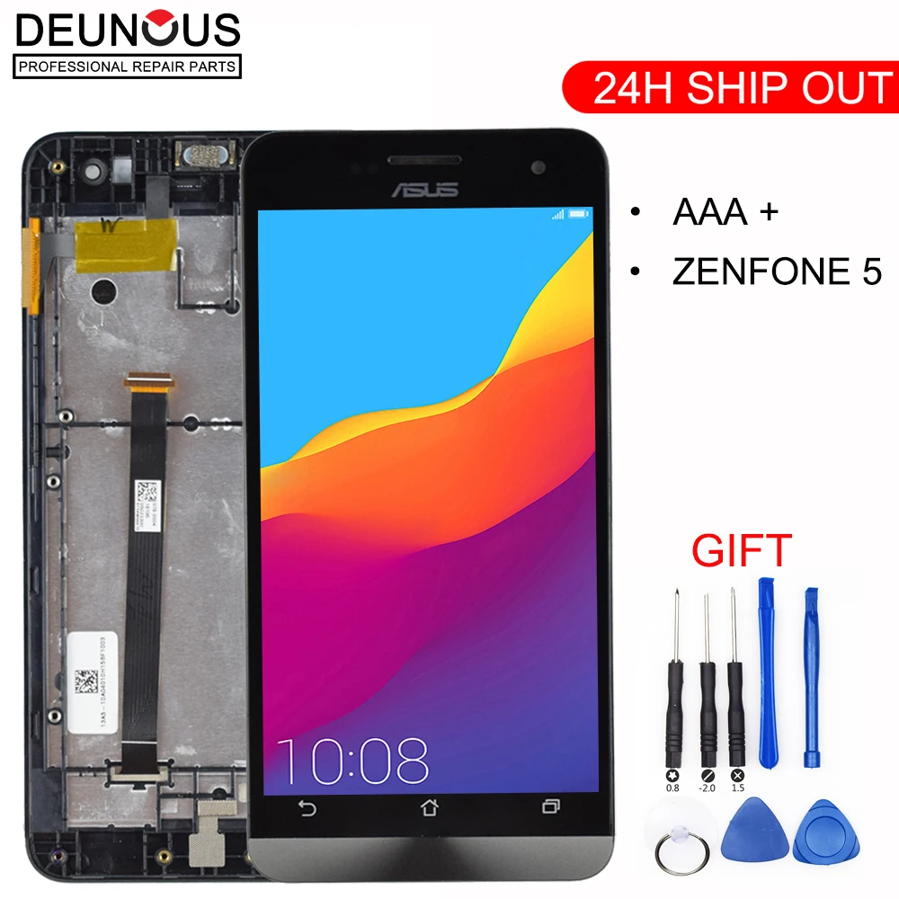 Оригинальный 5 5-дюймовый IPS-дисплей для ASUS Zenfone ЖК-дисплей с сенсорным экраном и