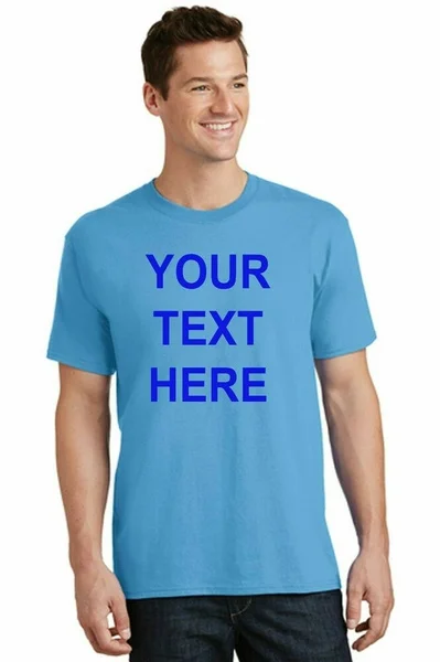 

Custom Personalized T-shirt Your Text Printed Front or Back PC54 S-4XL