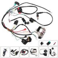 complete electrics wiring harness stator coil cdi solenoid relay spark plug for 4 wheelers stroke atv pit quad dirt bike