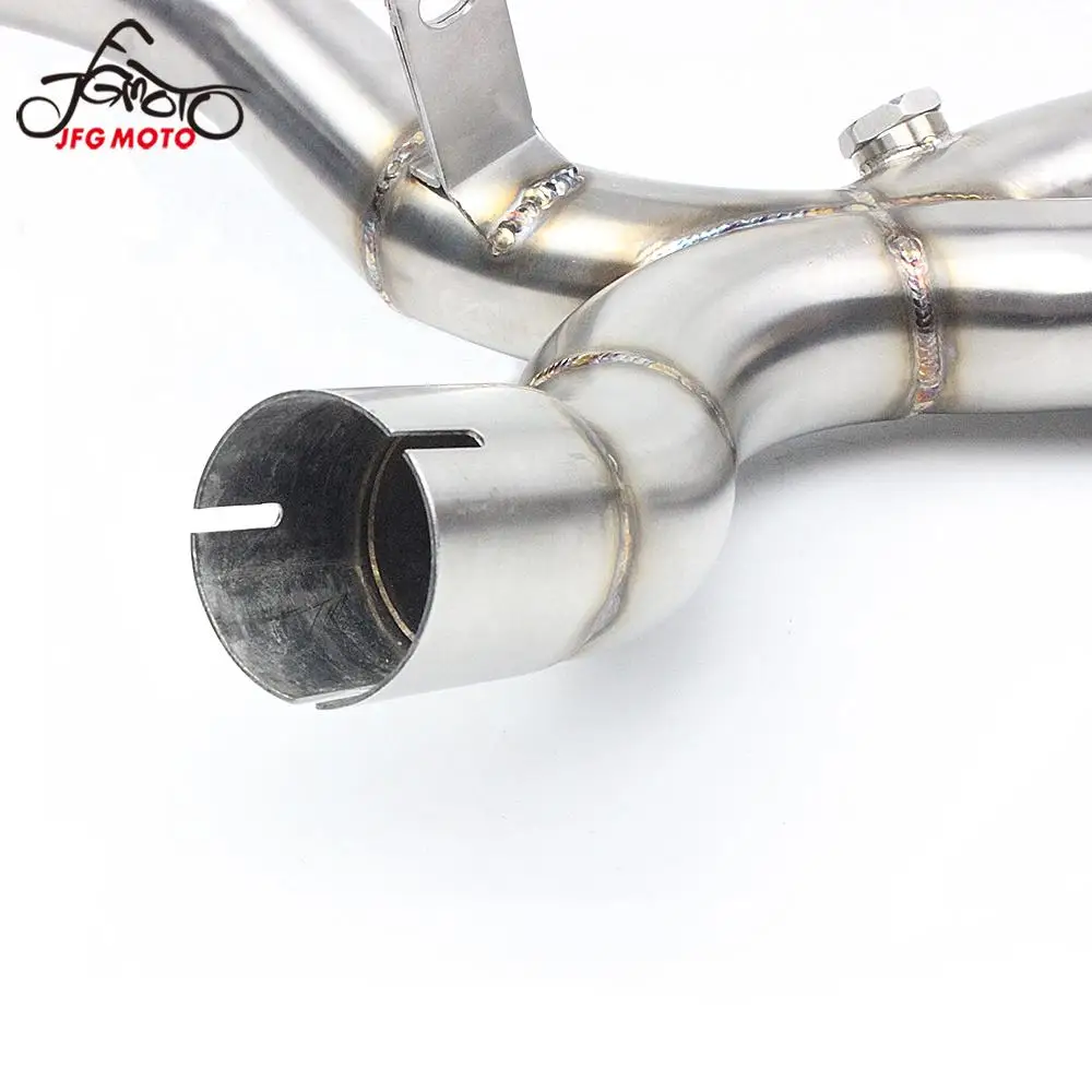 Выхлопная труба для мотоцикла из нержавеющей стали глушитель передняя Труба