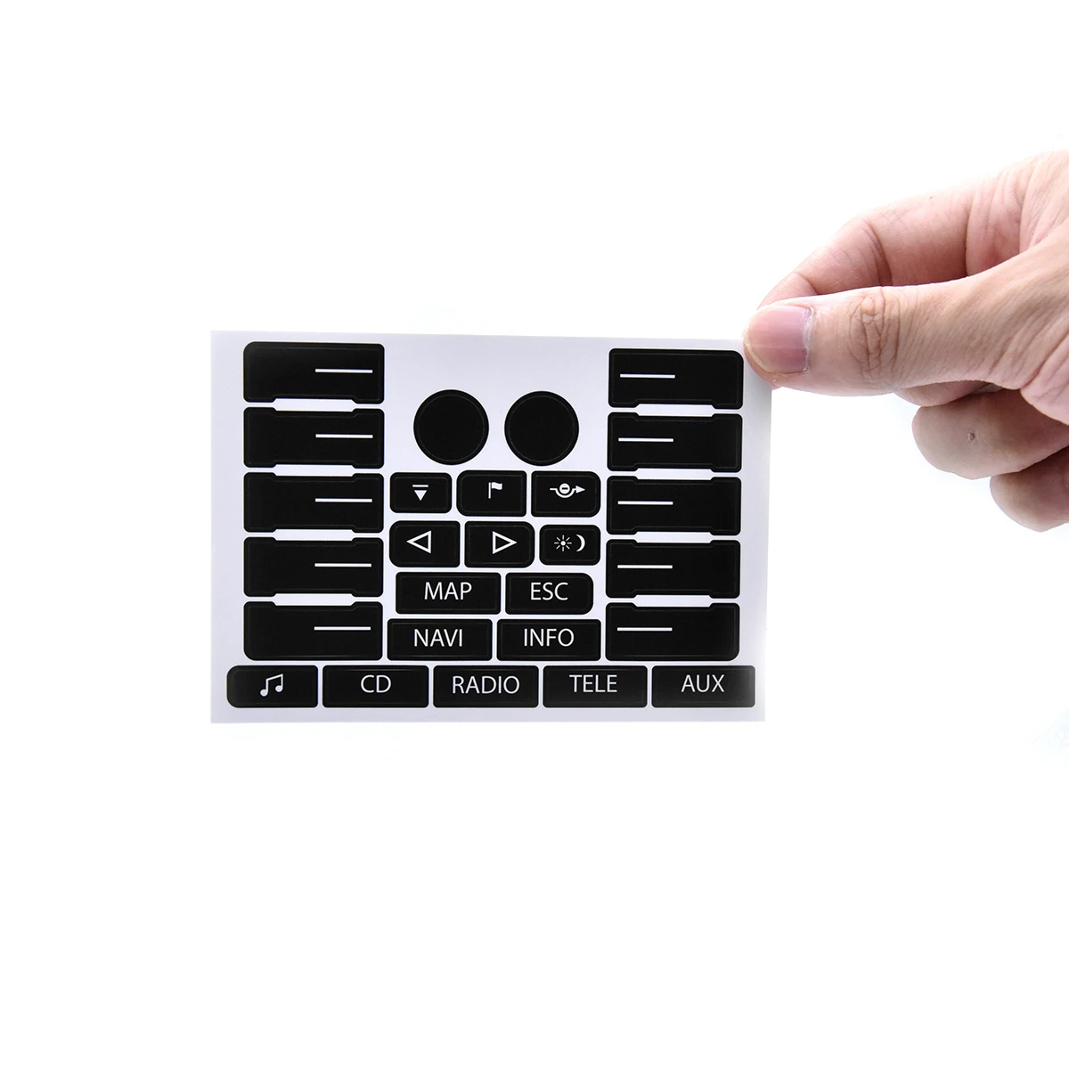 1 шт. Стикеры для ремонта автомобиля навигация стерео радио переключатель