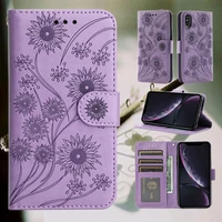 vertical girl phone case for xiaomi 11 10 redmi 7 7a 8 8a note 8t 9 pro 5 k20 mi poco x3 nfc m3 flower wallet protective case