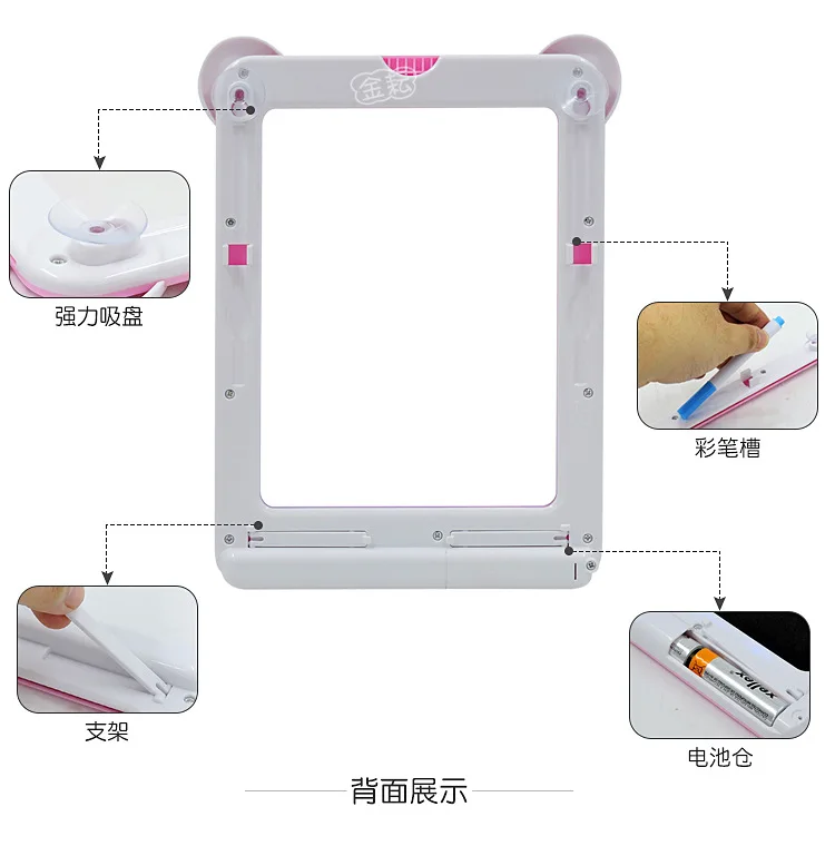 Светящаяся волшебная доска для рисования Светодиодный светящийся магический 3D