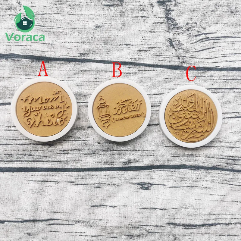 Круглый Силиконовый арабский шрифт буквы Торт помадка плесень шоколад Gumpaste