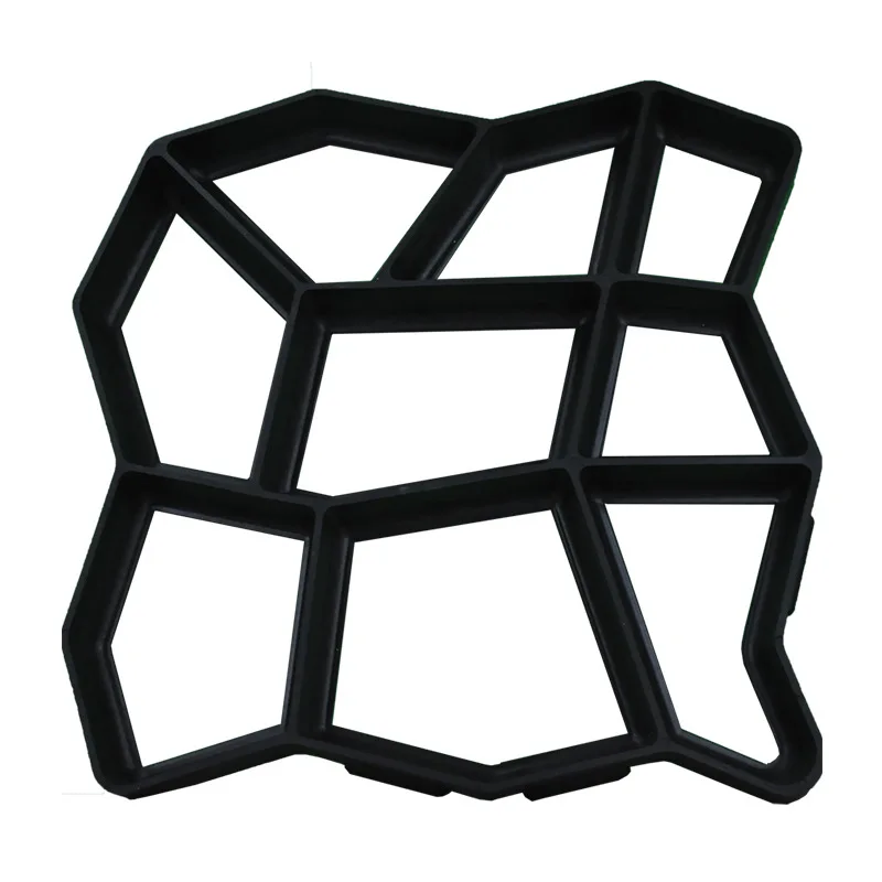 43x43x4cm Для сада, сделай сам, пластиковая дорожка, форма для мощения, бетонные формы, дорожный цементный пресс-форма, садовая дорожка, бетонные формы для камня - Цвет: 43x43x4cm