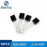 50pcslot mje13001 transistors to 92 0 2a 400v new original