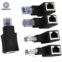 90%c2%b0 up down left right straight angle ethernet lan rj45 male to female network cat5cat5e extender adapter connectors
