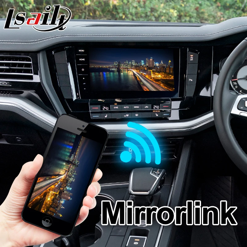 Android/carplay интерфейсная коробка для Volkswagen Touareg 9," Откройте для себя pro discovery MIB видео интерфейсная коробка youtube Яндекс