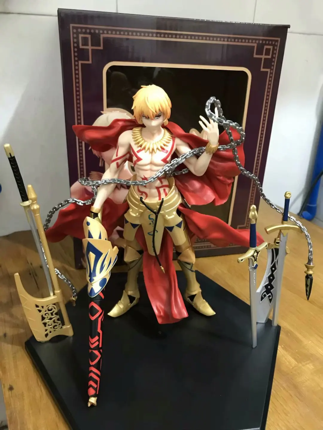 Фигурки героев из ПВХ FGO Gilgamesh Archer стоящая модель 260 мм игрушки для кукол | Игрушки