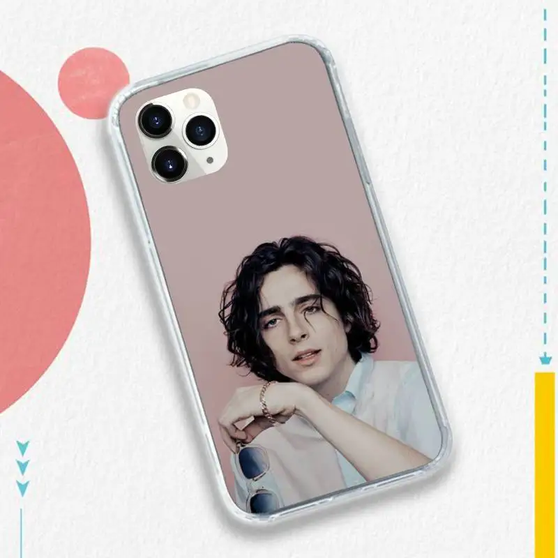 

Timothee Chalamet para Phone Case for iPhone 11 12 pro XS MAX 8 7 6 6S Plus X 5S SE 2020 XR