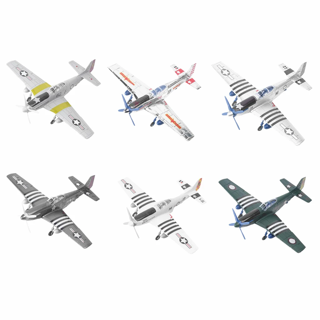 

1/48 WWII P-51 Fighter Model 4D Assemble Aircraft Plastic DIY Accessories Toy Airplane Kits for Adults