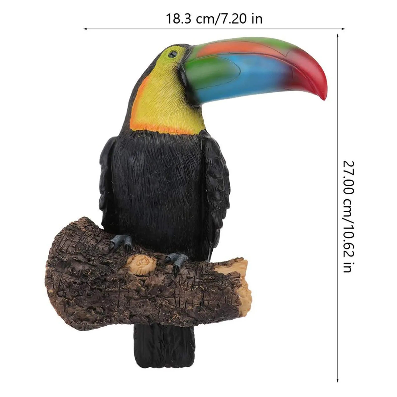 Креативная искусственная статуя ландшафтный орнамент фигурка животного птица