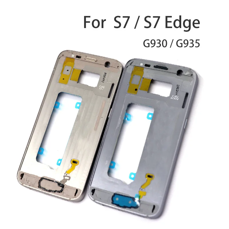 Для Samsung Galaxy S7 G930F edge G935F средняя пластина рамка Корпус Шасси со всеми маленькими