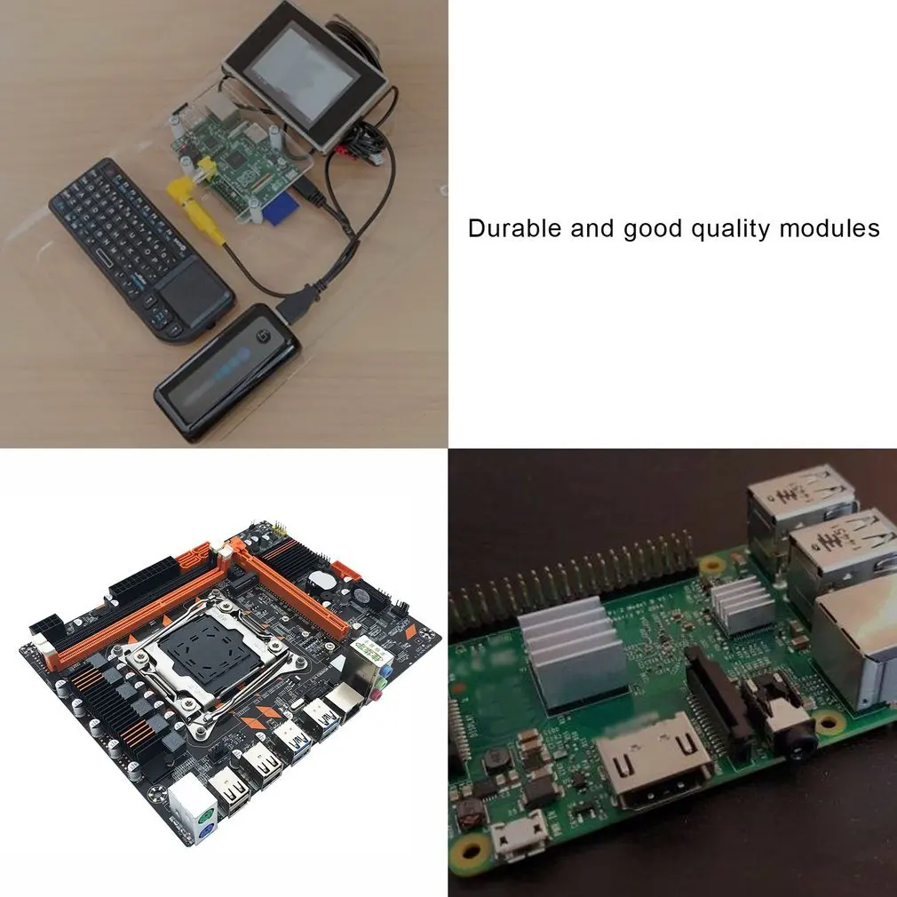 X99 DDR3 слот для материнской платы LGA2011 3 USB3.0 NVME M.2 SSD поддержка памяти и процессора Xeon