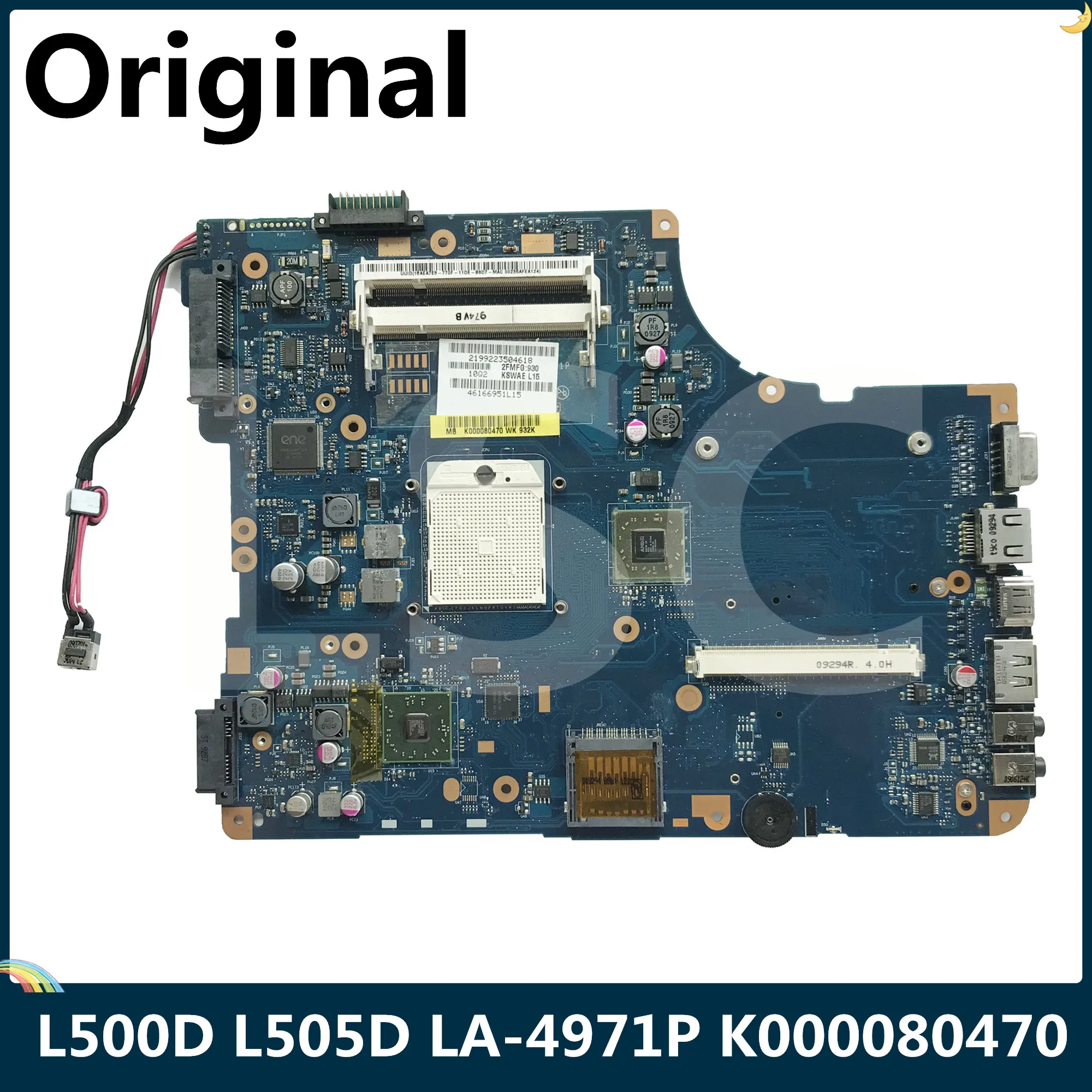 LSC для Toshiba Satellite L500D L505D материнская плата ноутбука K000080470 La-4971p 100% протестирована |