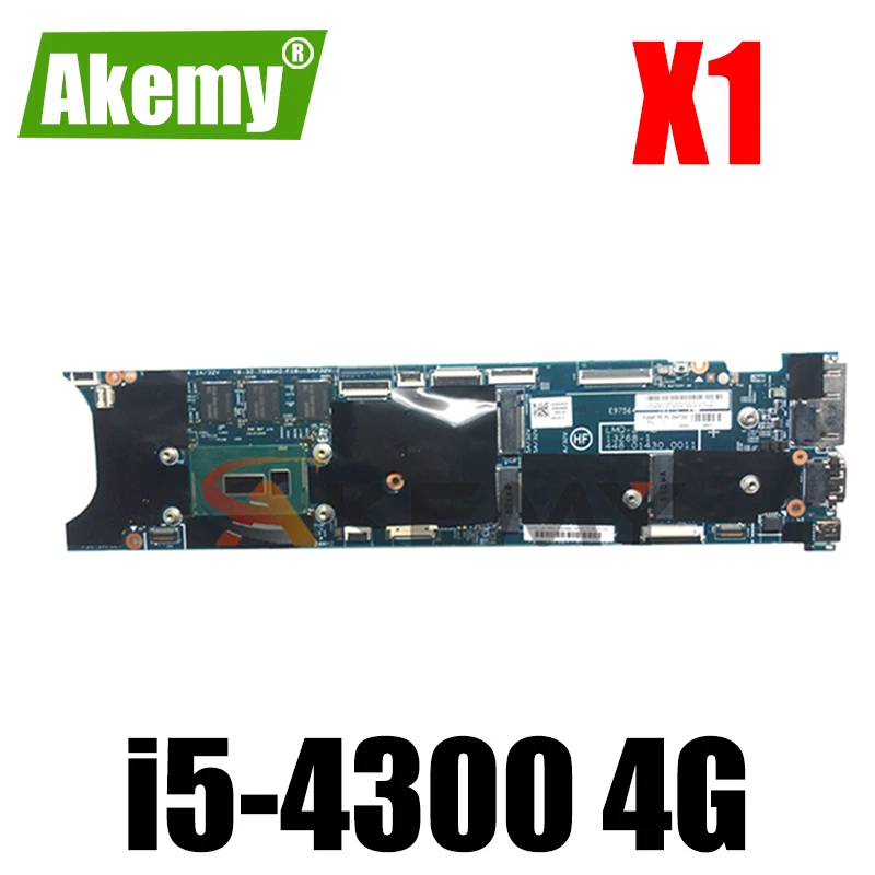

Thinkpad is suitable for X1 Carbon 2nd Gen i5-4300 4G notebook motherboard. FRU 00UP975 00HN777 00HN765 04X5588 04X6405 00UP976