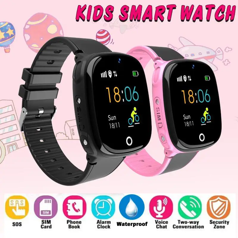 

HW11 Smart Watch Kids GPS Bluetooth Pedometer Positioning IP67 Waterproof Watch for Children Safe Smart Wristband Android IOS
