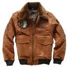 Индивидуальность Мужская натуральная кожаная куртка Бомбер мотоциклетные байкерские модные топ пистолет крутой парень Весна светильник класса люкс дубленка