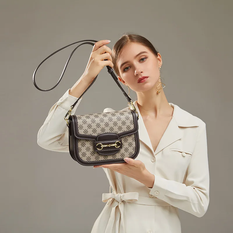 

Сумка через плечо с классическим принтом для женщин, роскошные сумки, женская сумка, высококачественные кошельки и сумочки, роскошные сумки...