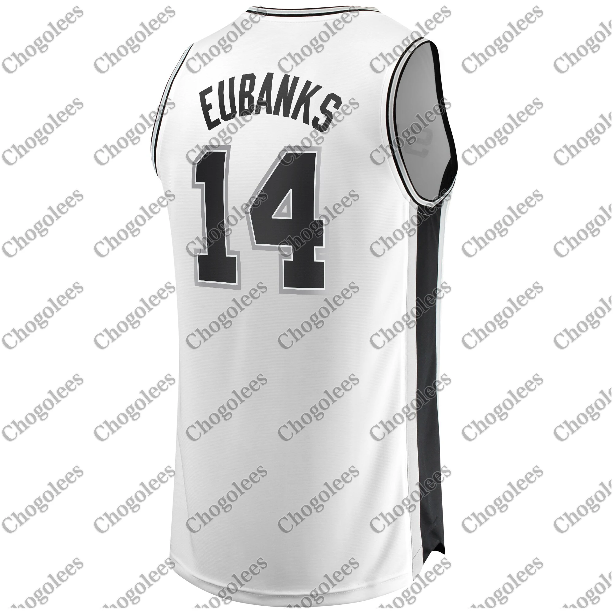 

Men Basketball Jersey Drew Eubanks San Antonio Branded Fast Break Player Jersey Association Edition White