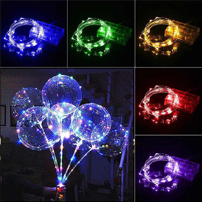 3 м Цветной светодиодный светильник с подсветкой светящиеся воздушные шары Bobo