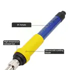 Портативный паяльник, 12 В, низкое напряжение, регулируемая температура, 60 Вт Батарея, сварочный Ремонтный комплект, перезаряжаемый телефон G5m7