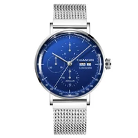 guanqin 2022 fashion mechanical automatic mens watch sports supplement stainless steel bracelet accessories relogio masculino