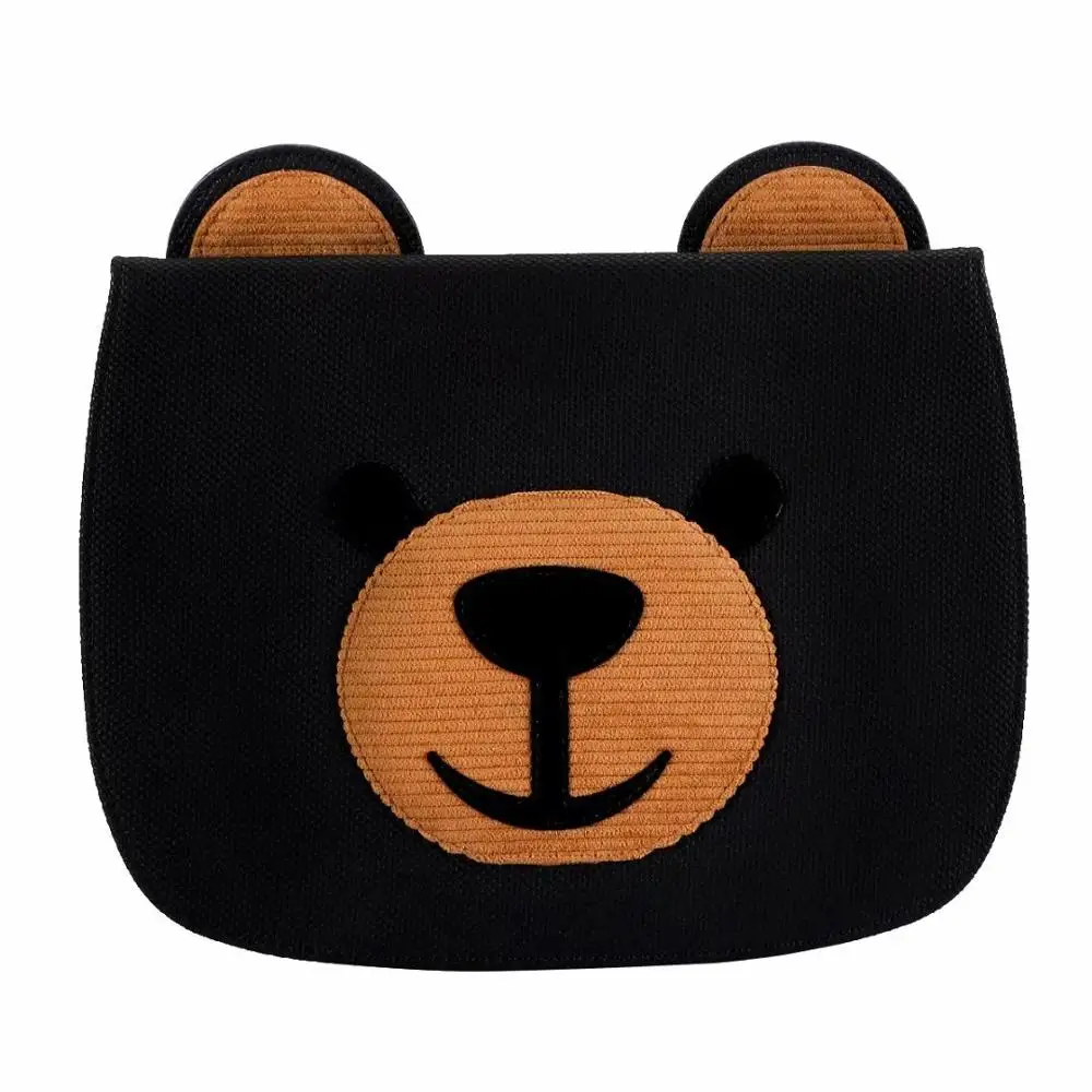 black of bear Ударопрочный чехол с милым мультяшным рисунком для iPad Mini 1 2 3 4 5 чехлов из искусственной кожи, мягкий чехол из ТПУ для iPad Mini5 Mini4 funda - Цвет: black of bear