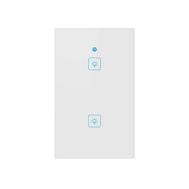 

Hot Smart switch Wifi Light Switch Glass Screen Touch Panel Voice Control Wall Switch work with Alexa &Google Home 1/2/3-Gangs