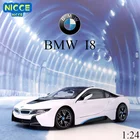 Модель спортивного автомобиля Nicce 1:24 BMW I8 из сплава, Литые металлические игрушечные автомобили, модель автомобиля с высокой симуляцией, коллекционный подарок для детей