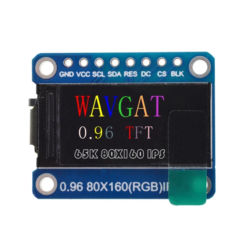 2 шт. Ips Spi Hd 65K полноцветный Tft-модуль St7735 флэш-дисплей 3 В интерфейс для Arduino Diy 0 96