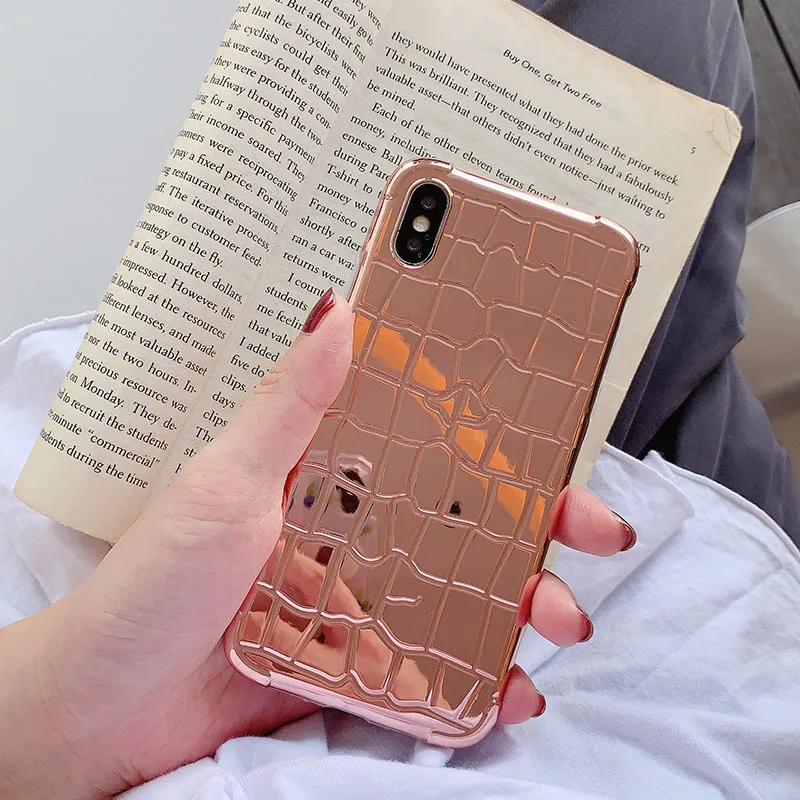 Модный Роскошный каменный чехол для телефона iphone 11 Pro Max XR X XS max 7 8 plus милый