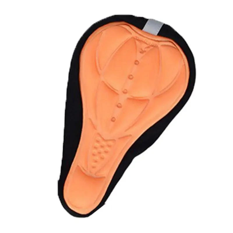 

69HD 3D Soft Replacement Bicycle Seat Cover Thicken Padded Bike Saddle Cushion with Water Dust Resistant for Indoor Outdoor