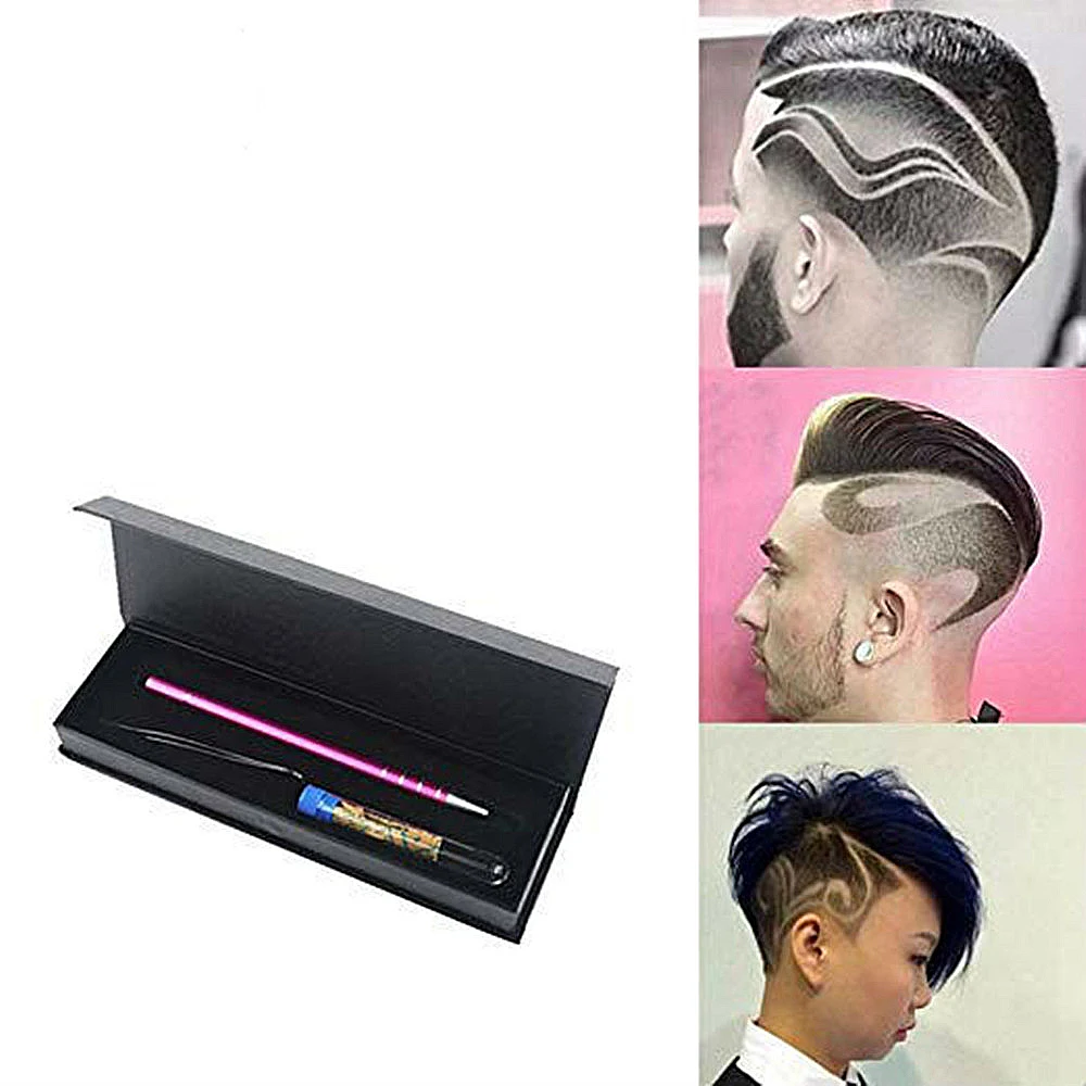 Ножницы для волос машинка гравировки в тату стиле волшебный триммер бороды усы