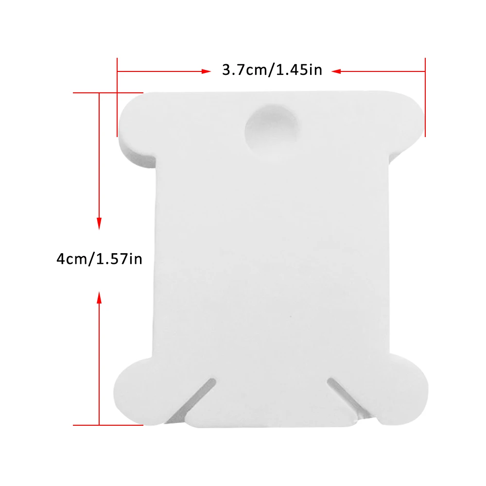 

120PCS/Set Plastic Bobbins Floss Set Spool Thread Card Embroidery Floss DIY Stitch Organizer Holder Sewing Tools