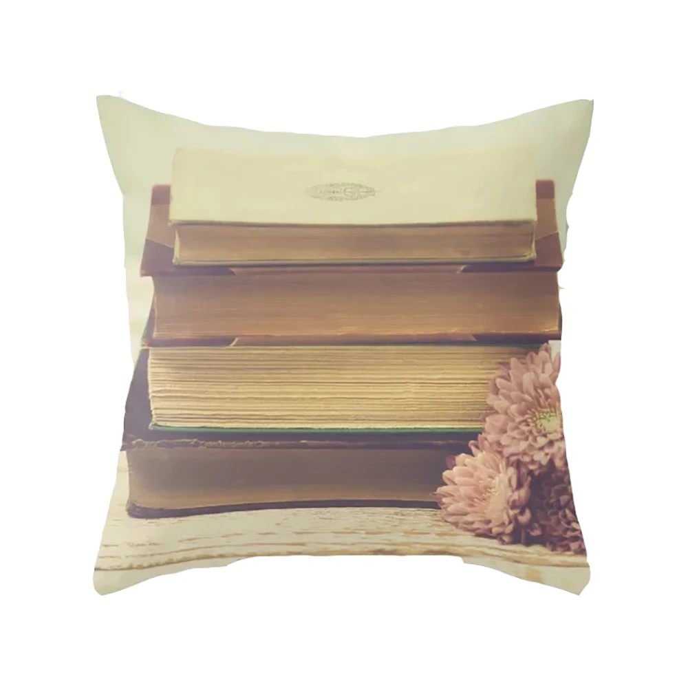 Lychee DIY винтажная книга Библиотека серия Подушка с принтом чехол полиэстер
