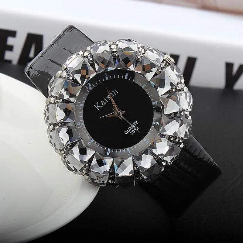 Популярные женские часы кварцевые с бриллиантами кристаллами|Женские наручные