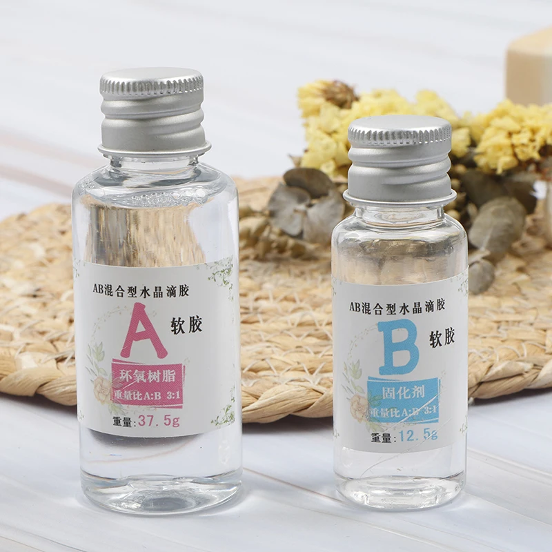 2 шт./компл. Нетоксичная эпоксидная смола высококлейкий 3:1 Прозрачный